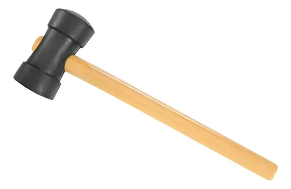 MARTELO BORRACHA 60MM PRETO - RF MAX