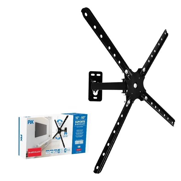 SUPORTE TV BI - ARTICULADO 10" A 60" - PIX