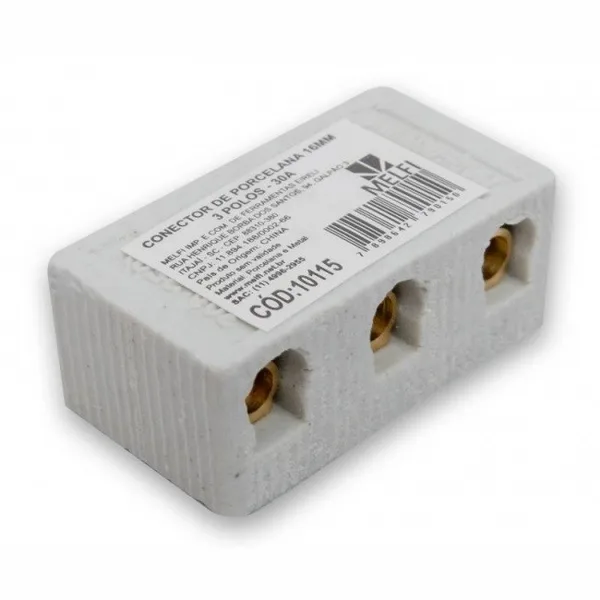 CONECTOR PORCELANA 16MM 3P. - MELFI