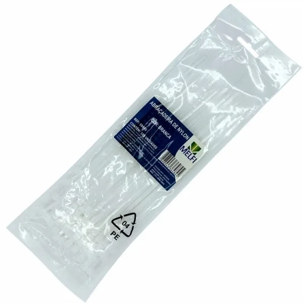 ABRAC NYLON BR 4.8MM X 250MM C/ 100 UN - MELFI