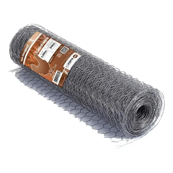 TELA GALINHEIRO 2'' FIO 22 1,20M X 50M - COMEP