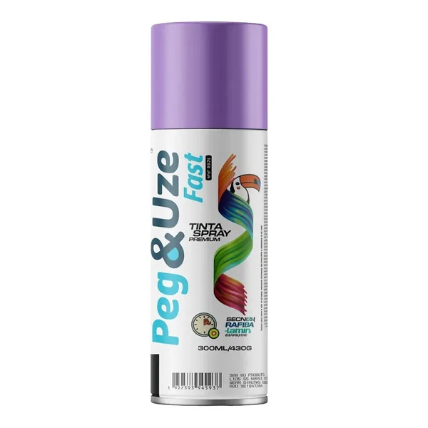 TINTA SPRAY USO GERAL VIOLETA 300ML/130G - PEG&UZE