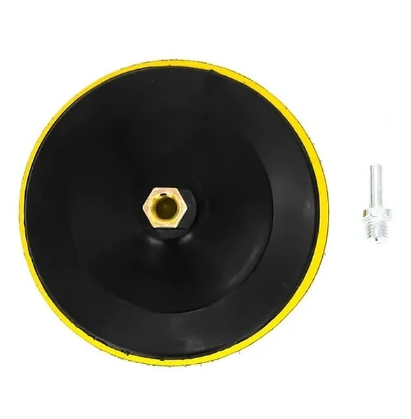 SUPORTE DE DISCO LIXA P/ ESMERILHADEIRA 125MM C/ ADAPTADOR ROSCA M14 - TITANIUM