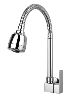 TORNEIRA GOURMET BASE QUADRADA COZ. PAREDE 3/4 ALVANCA RETA